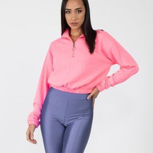🎀Cropped Half Zip Pullover🎀